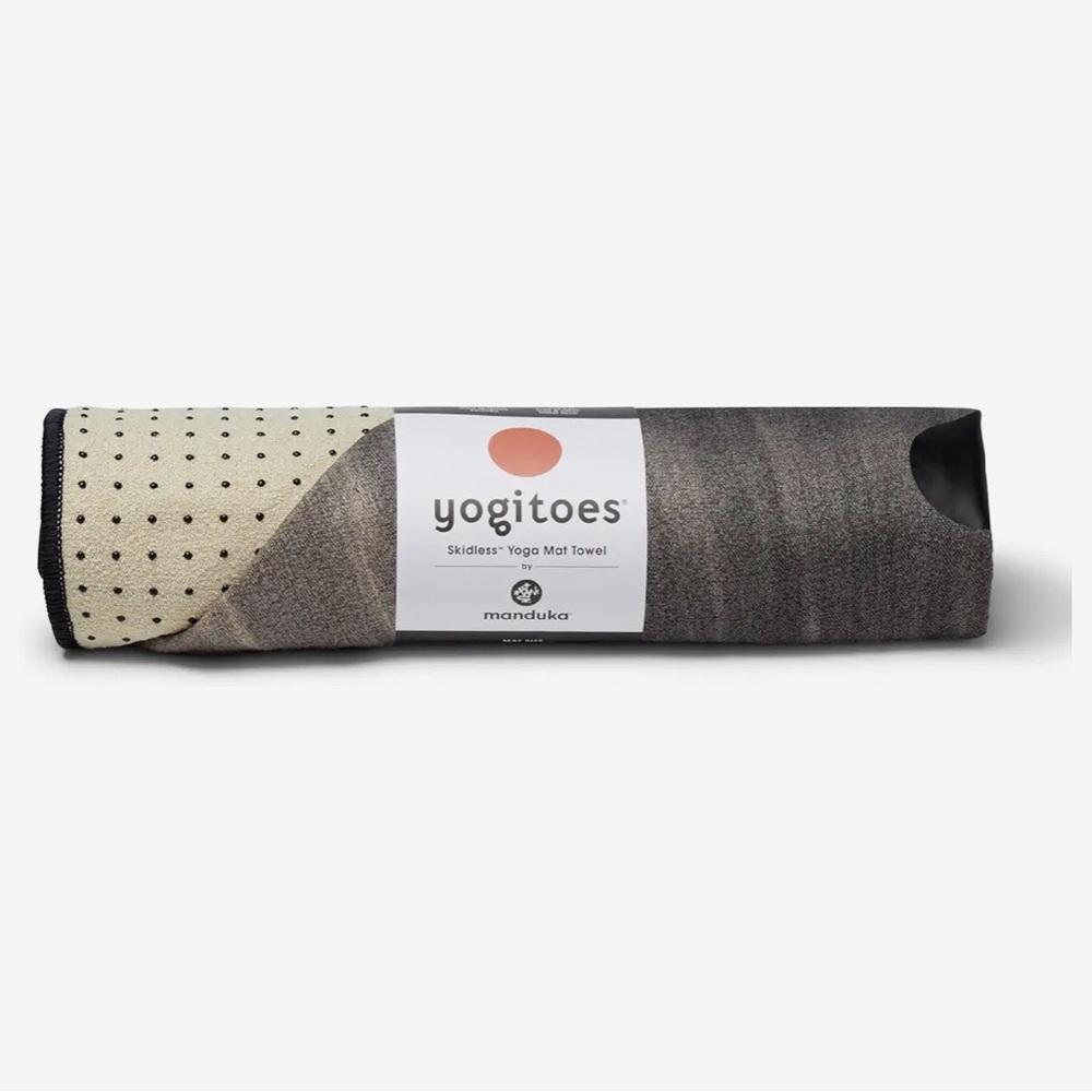 Brand new! mandela yogi toes mat towel! never opened! color is “heartwoo…